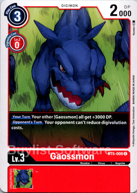 Gaossmon [BT5-008] [Battle of Omni]