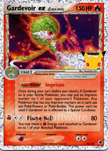 Gardevoir ex (Delta Species) [93/101] [Celebrations: Classic Collection] Holofoil