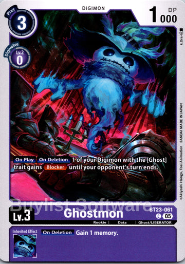 Ghostmon [BT23-061 C] [Hackers' Slumber]