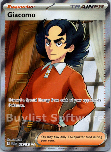 Giacomo [138/131] [Prismatic Evolutions] Holofoil