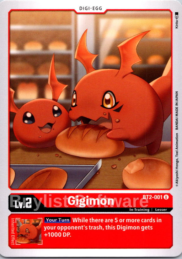 Gigimon [BT2-001] [Release Special Booster 1.5]