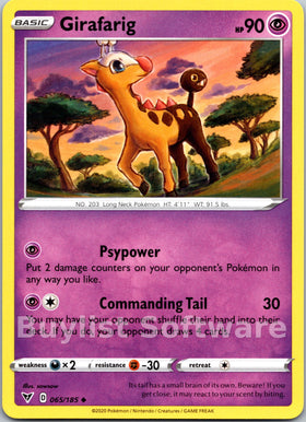 Girafarig [065/185] [Vivid Voltage]