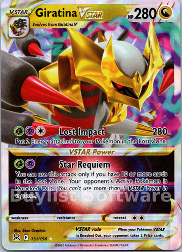Giratina VSTAR [131/196] [Lost Origin] Holofoil