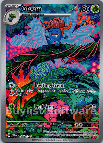 Gloom [198/197] [Obsidian Flames] Holofoil