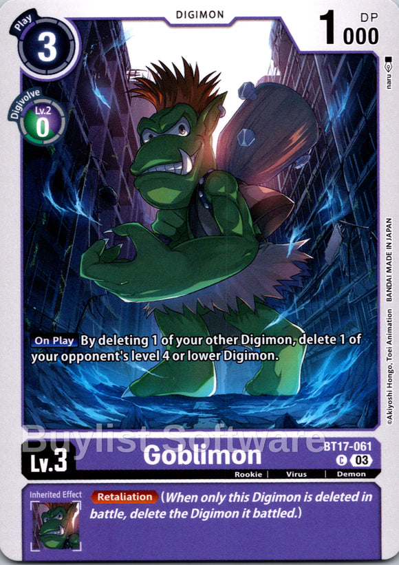 Goblimon [BT17-061] [Secret Crisis]