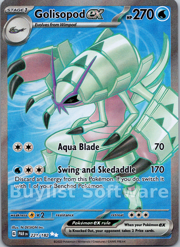 Golisopod ex [221/182] [Paradox Rift] Holofoil