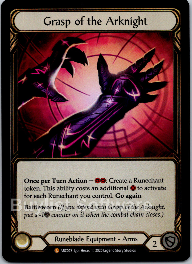 Grasp of the Arknight