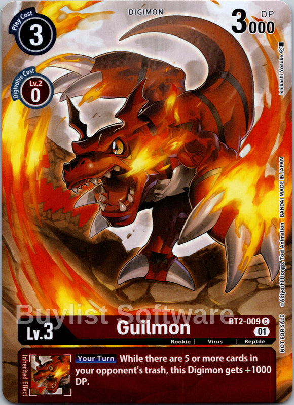 Guilmon (Tamer's Card Set 1) [BT2-009] [Release Special Booster 1.0] Foil