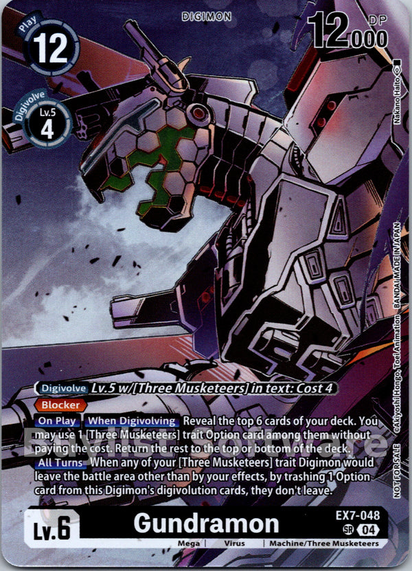 Gundramon (Alternate Art) (Box Topper) [EX7-048] [Special Limited Set] Foil