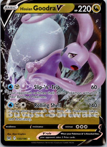 Hisuian Goodra V [135/196] [Lost Origin] Holofoil