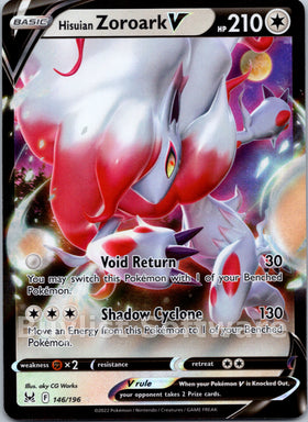 Hisuian Zoroark V [146/196] [Lost Origin] Holofoil