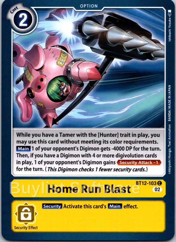 Home Run Blast [BT12-103] [Across Time]