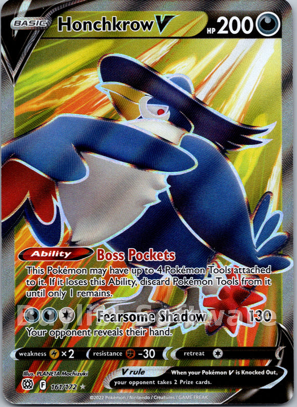 Honchkrow V [161/172] [Brilliant Stars] Holofoil