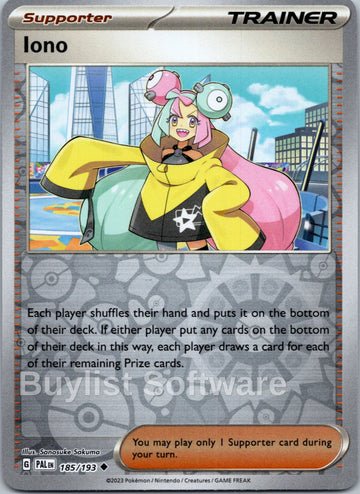 Iono [185/193] [Paldea Evolved] Reverse Holofoil