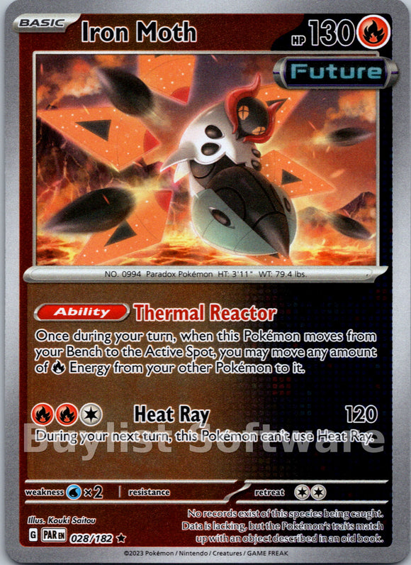 Iron Moth [028/182] [Paradox Rift] Reverse Holofoil
