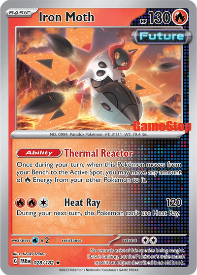 Iron Moth (Gamestop Promo) [028/182] [Paradox Rift] Reverse Holofoil