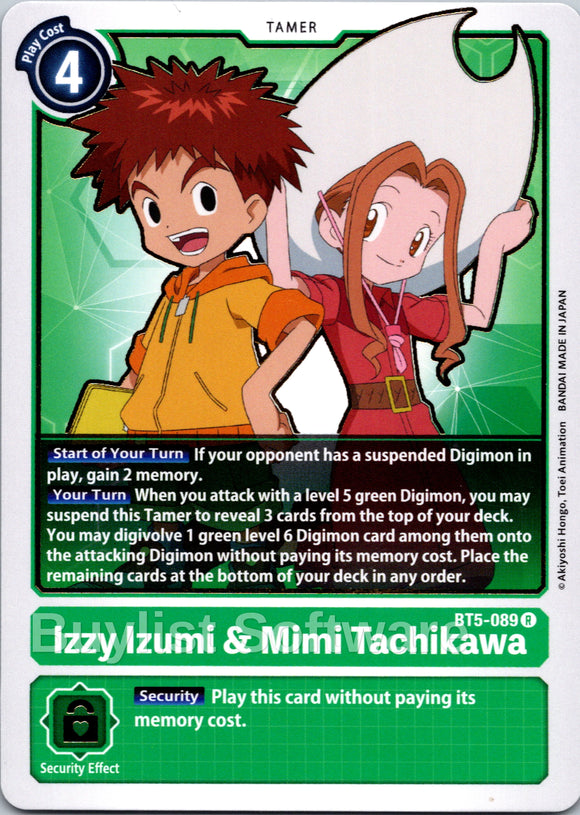 Izzy Izumi & Mimi Tachikawa [BT5-089] [Battle of Omni]