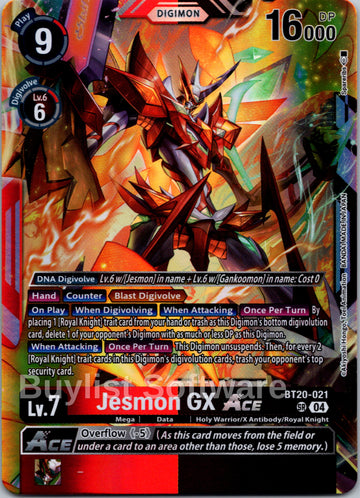 Jesmon GX ACE [BT20-021] [Release Special Booster 2.5] Foil