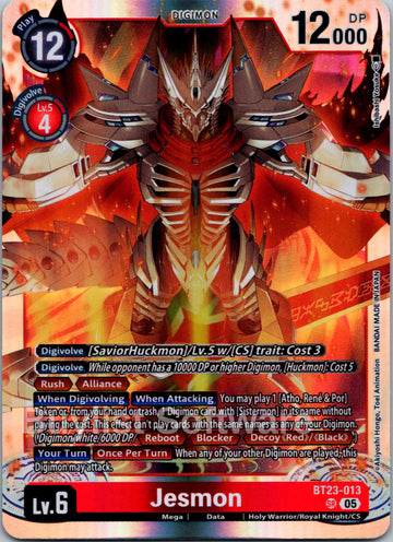 Jesmon [BT23-013] [Hackers' Slumber] Foil