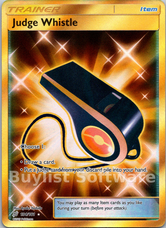 Judge Whistle [194/181] [Team Up] Holofoil