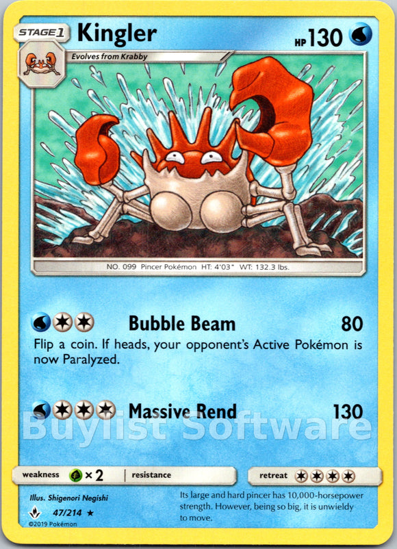 Kingler [47/214] [Unbroken Bonds]