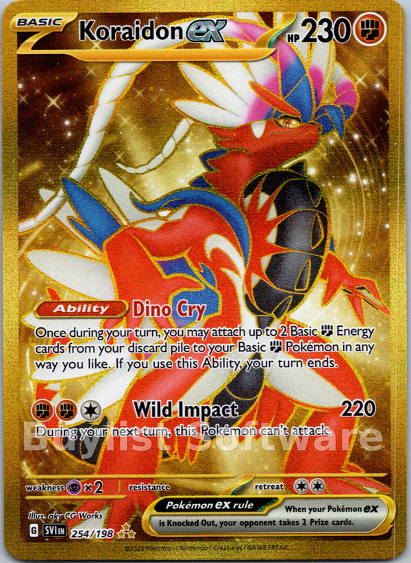 Koraidon ex [254/198] [Scarlet & Violet Base Set] Holofoil