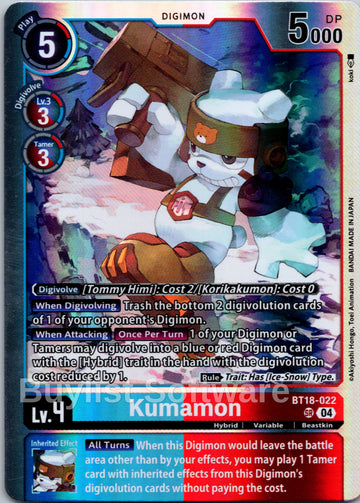 Kumamon [BT18-022] [Release Special Booster 2.0] Foil