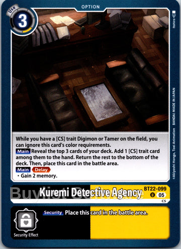 Kuremi Detective Agency [BT22-099] [Cyber Eden]