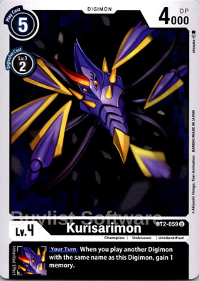 Kurisarimon [BT2-059] [Release Special Booster 1.0]