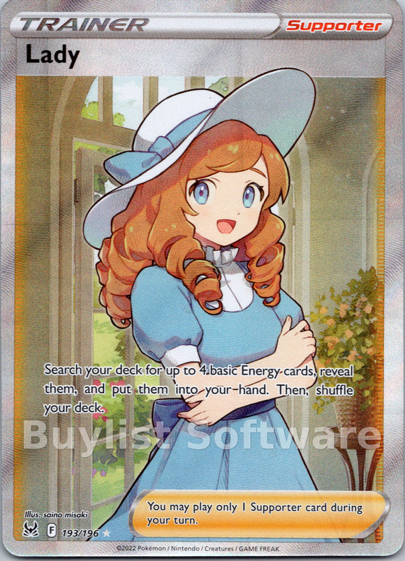 Lady [193/196] [Lost Origin] Holofoil