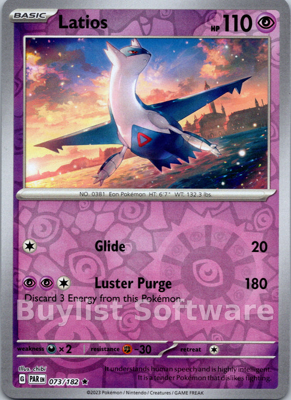 Latios [073/182] [Paradox Rift] Reverse Holofoil