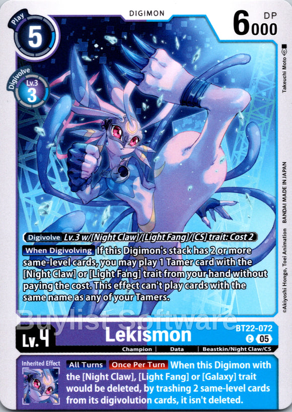 Lekismon [BT22-072] [Cyber Eden]