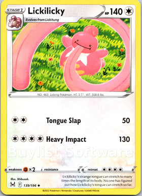 Lickilicky [139/196] [Lost Origin]