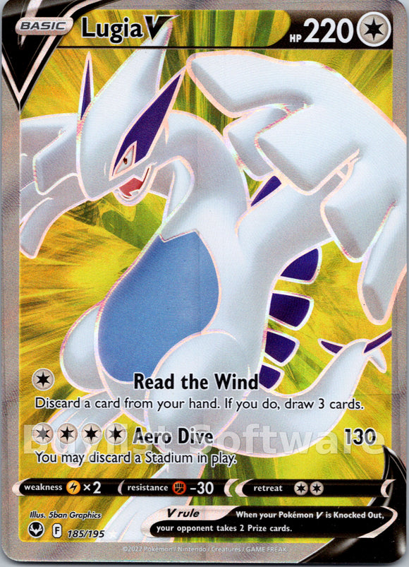 Lugia V [185/195] [Silver Tempest] Holofoil