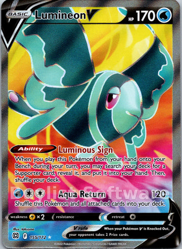 Lumineon V [155/172] [Brilliant Stars] Holofoil