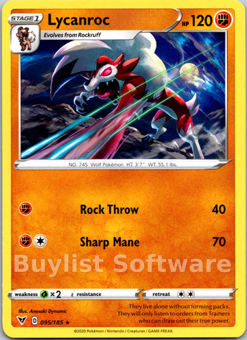 Lycanroc [095/185] [Vivid Voltage]