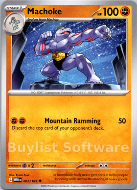 Machoke [067/165] [Scarlet & Violet 151]