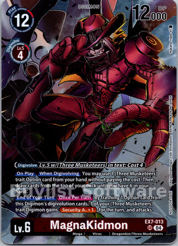 MagnaKidmon (Alternate Art) (Box Topper) [EX7-013] [Special Limited Set] Foil