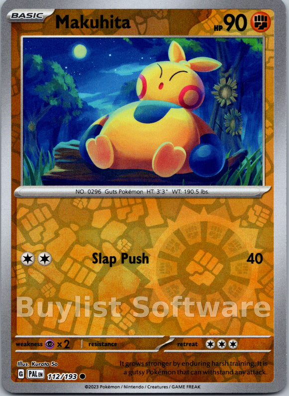 Makuhita [112/193] [Paldea Evolved] Reverse Holofoil