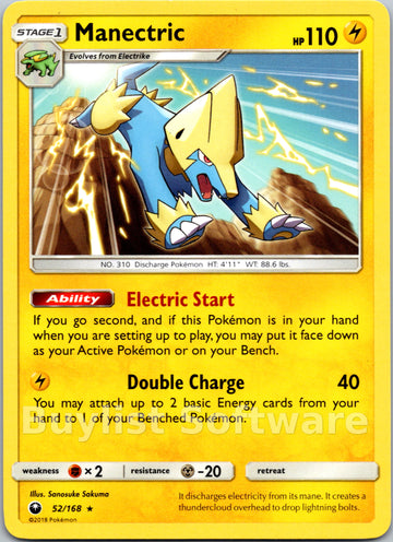 Manectric [52/168] [Celestial Storm]