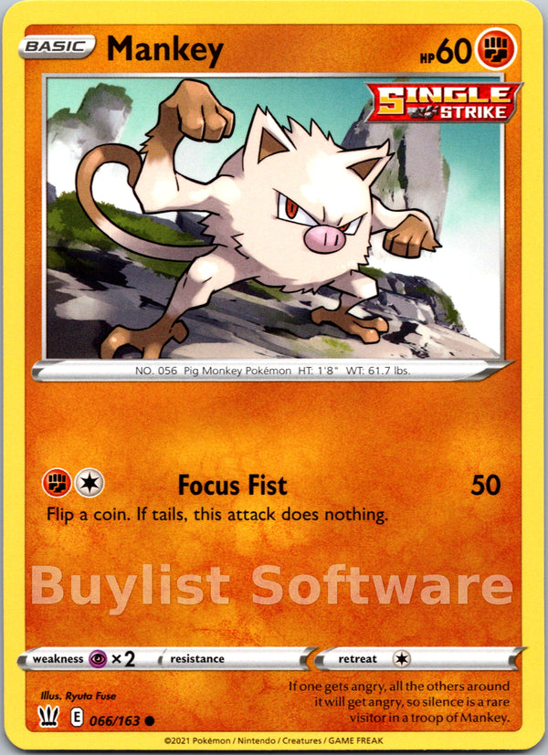 Mankey [066/163] [Battle Styles]