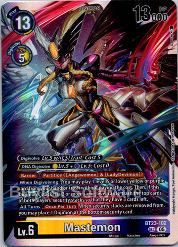 Mastemon [BT23-102] [Hackers' Slumber] Foil