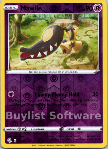 Mawile [119/264] [Fusion Strike] Reverse Holofoil