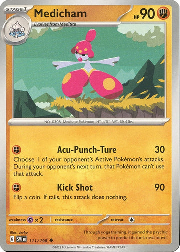 Medicham [111/198] [Scarlet & Violet Base Set] Reverse Holofoil