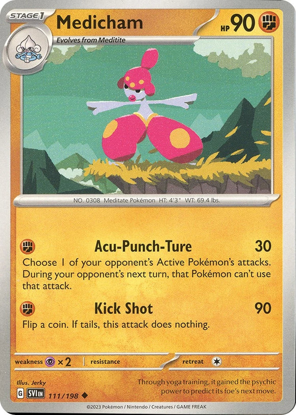 Medicham [111/198] [Scarlet & Violet Base Set] Reverse Holofoil
