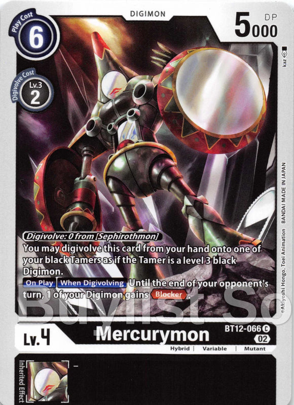 Mercurymon [BT12-066] [Across Time]