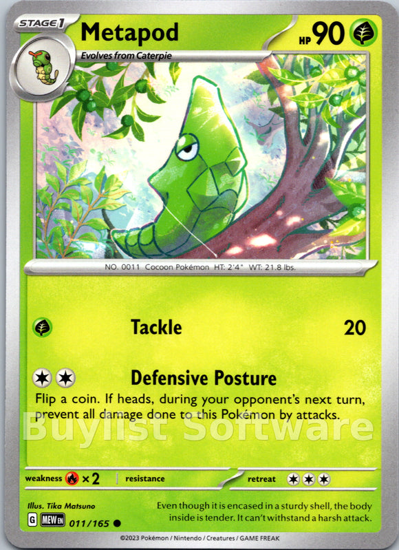 Metapod [011/165] [Scarlet & Violet 151]