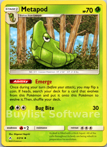 Metapod [3/214] [Unbroken Bonds]