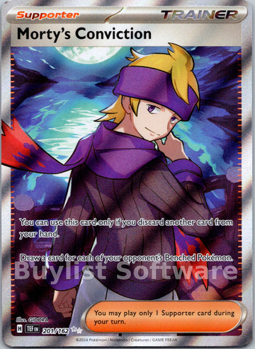 Morty's Conviction [201/162] [Temporal Forces] Holofoil