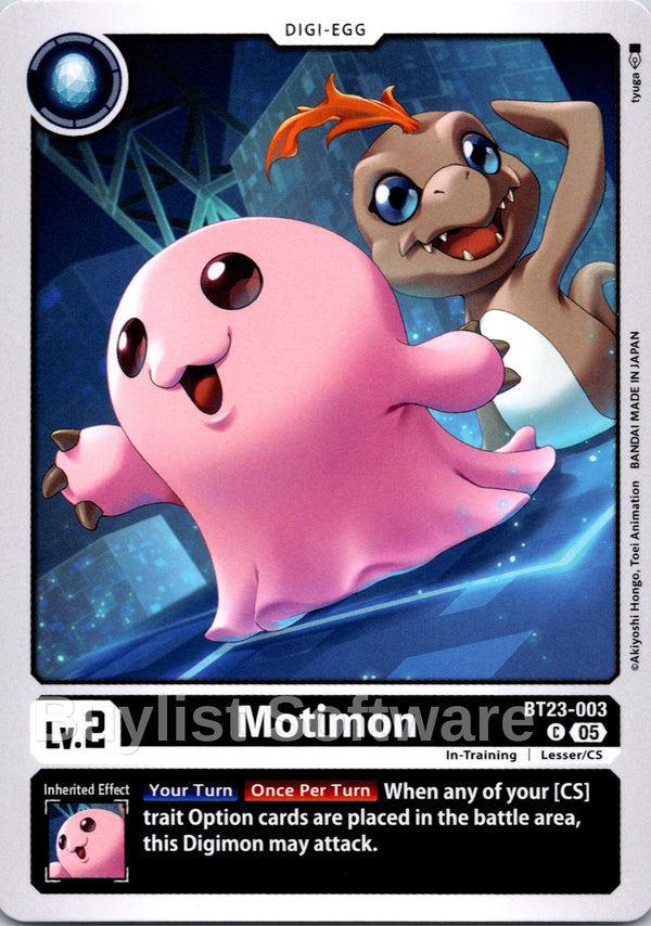 Motimon [BT23-003] [Hackers' Slumber]